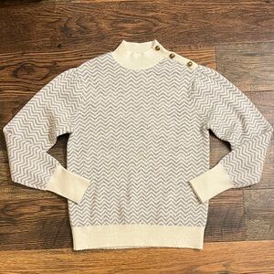 J.Crew Women’s Chevron Turtleneck Sweater